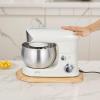 imageVEVOR Mixer Slider Mat for Tilt Head Kitchen Aid 558 Qt Stand Mixer kitchenaid Mixer Slider with PTFE Feet Kitchen Countertop Storage Accessories Moving Tray attachments Natural WoodFor 455 Qt Kitchenaid Mixer