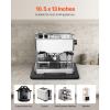 imageVEVOR Mixer Slider Mat for Tilt Head Kitchen Aid 558 Qt Stand Mixer kitchenaid Mixer Slider with PTFE Feet Kitchen Countertop Storage Accessories Moving Tray attachments Natural WoodWide  Medium 105D x 13W