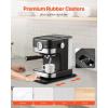imageVEVOR Mixer Slider Mat for Tilt Head Kitchen Aid 558 Qt Stand Mixer kitchenaid Mixer Slider with PTFE Feet Kitchen Countertop Storage Accessories Moving Tray attachments Natural WoodDeep  Medium 145D x 95W