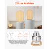 imageVEVOR Mixer Slider Mat for Tilt Head Kitchen Aid 558 Qt Stand Mixer kitchenaid Mixer Slider with PTFE Feet Kitchen Countertop Storage Accessories Moving Tray attachments Natural WoodFor 455 Qt Kitchenaid Mixer