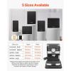 imageVEVOR Mixer Slider Mat for Tilt Head Kitchen Aid 558 Qt Stand Mixer kitchenaid Mixer Slider with PTFE Feet Kitchen Countertop Storage Accessories Moving Tray attachments Natural WoodDeep  Medium 145D x 95W