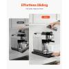 imageVEVOR Mixer Slider Mat for Tilt Head Kitchen Aid 558 Qt Stand Mixer kitchenaid Mixer Slider with PTFE Feet Kitchen Countertop Storage Accessories Moving Tray attachments Natural WoodDeep  Small 145D x 75W
