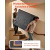 imageVEVOR Moving Blankets 6 Pcs 72 x 40 in 26 lbsdz Large Packing Blankets with Cotton Filling Heavy Duty Nonwoven Fabric Padded Moving Blanket for Shipping Wrapping Protecting Furniture6 Pcs26 lbsdz