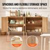 imageVEVOR Rattan Cabinet Buffet Cabinet with 2 Magnetic Doors and Adjustable Shelves Sideboard Buffet for Hallway Entryway Living Room or Kitchen NaturalNatural
