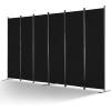 imageVEVOR Room Divider 3 Panel Room Divider Folding Privacy Screen and Portable Partition Divider for Room Separation Freestanding Room Partitions for Office Bedroom Study BeigeBlack