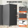 imageVEVOR Room Divider 3 Panel Room Divider Folding Privacy Screen and Portable Partition Divider for Room Separation Freestanding Room Partitions for Office Bedroom Study BeigeGrey