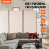 imageVEVOR Room Divider 3 Panel Room Divider Folding Privacy Screen and Portable Partition Divider for Room Separation Freestanding Room Partitions for Office Bedroom Study BeigeBeige