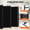 imageVEVOR Room Divider 3 Panel Room Divider Folding Privacy Screen and Portable Partition Divider for Room Separation Freestanding Room Partitions for Office Bedroom Study BeigeBlack