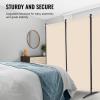 imageVEVOR Room Divider 3 Panel Room Divider Folding Privacy Screen and Portable Partition Divider for Room Separation Freestanding Room Partitions for Office Bedroom Study BeigeBeige