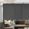 imageVEVOR Room Divider 3 Panel Room Divider Folding Privacy Screen and Portable Partition Divider for Room Separation Freestanding Room Partitions for Office Bedroom Study BeigeGrey