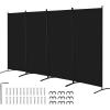 imageVEVOR Room Divider 3 Panel Room Divider Folding Privacy Screen and Portable Partition Divider for Room Separation Freestanding Room Partitions for Office Bedroom Study BeigeBlack