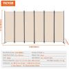 imageVEVOR Room Divider 3 Panel Room Divider Folding Privacy Screen and Portable Partition Divider for Room Separation Freestanding Room Partitions for Office Bedroom Study BeigeBeige