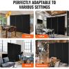 imageVEVOR Room Divider 3 Panel Room Divider Folding Privacy Screen and Portable Partition Divider for Room Separation Freestanding Room Partitions for Office Bedroom Study BeigeBlack