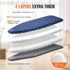 imageVEVOR Tabletop Ironing Board 234 x 144 Small Iron Board with Heat Resistant Cover and 100 Cotton Cover Mini Ironing Board with 7mm Thickened Needle Cotton Layer for Small Spaces Travel Use55 x 15