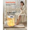 imageVEVOR Towel Warmers for Bathroom Towel Warmer Bucket with Child Lock ampamp HighTemp Light ampamp 24H Delay Timer ampamp Auto Shut Off Fits up to 4 Oversized Towels Blankets Clothes Bathrobes and More WhiteTowel Warmer with White Lid