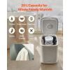 imageVEVOR Towel Warmers for Bathroom Towel Warmer Bucket with Child Lock ampamp HighTemp Light ampamp 24H Delay Timer ampamp Auto Shut Off Fits up to 4 Oversized Towels Blankets Clothes Bathrobes and More WhiteTowel Warmer with White Lid
