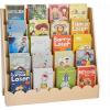 imageVEVOR 3Tier Montessori Bookshelf Scalloped Kids Bookcase Wooden Book Shelf with 2 Dual Hooks Daycare Furniture Display Bookshelf for Bedroom Living Room Entryway Nursury Preschool5 Tier