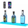 imageVEVOR LED Lighted Liquor Bottle Display 2 Tiers 30 Inches Supports USB Illuminated Home Bar Shelf with RF Remote ampamp App Control 7 Static Colors 14 H Timing Acrylic Lighted Shelf for 16 Bottles1 Tier 24 Inches