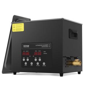imageVEVOR 10L Ultra Sonic Cleaner 240W Digital Ultrasonic Cleaning Machine with Gentle Mode ampamp Upgraded Degassing 40kHz Industrial Ultrasound Cleaner with Heater ampamp Timer for Retainer Jewelry Tools10L