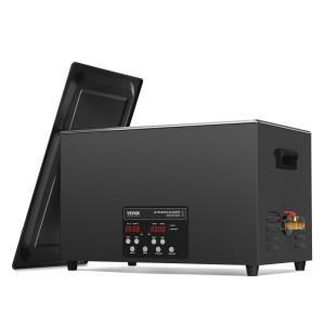 imageVEVOR 10L Ultra Sonic Cleaner 240W Digital Ultrasonic Cleaning Machine with Gentle Mode ampamp Upgraded Degassing 40kHz Industrial Ultrasound Cleaner with Heater ampamp Timer for Retainer Jewelry Tools30L
