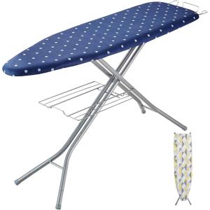 imageVEVOR Tabletop Ironing Board 234 x 144 Small Iron Board with Heat Resistant Cover and 100 Cotton Cover Mini Ironing Board with 7mm Thickened Needle Cotton Layer for Small Spaces Travel Use55 x 15