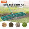 imageLawn Leveling Rake 36quotx10quot with 78quot Handle Compost Spreader with 244256quot Adjustable Handle and 24quot Basket for Spreading Manure Topsoil
