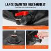 imageVEVOR 240L634 Gallon Water Storage Bladder Portable RV Water Tank 1000D PVC Collapsible Water Storage Containers Soft Water Storage Bag Water BladderCamping Emergency WaterBlack