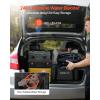 imageVEVOR 240L634 Gallon Water Storage Bladder Portable RV Water Tank 1000D PVC Collapsible Water Storage Containers Soft Water Storage Bag Water BladderCamping Emergency WaterUpgraded Black