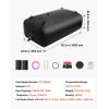 imageVEVOR 240L634 Gallon Water Storage Bladder Portable RV Water Tank 1000D PVC Collapsible Water Storage Containers Soft Water Storage Bag Water BladderCamping Emergency WaterUpgraded Black