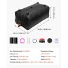 imageVEVOR 240L634 Gallon Water Storage Bladder Portable RV Water Tank 1000D PVC Collapsible Water Storage Containers Soft Water Storage Bag Water BladderCamping Emergency WaterUpgraded Black