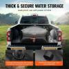 imageVEVOR 240L634 Gallon Water Storage Bladder Portable RV Water Tank 1000D PVC Collapsible Water Storage Containers Soft Water Storage Bag Water BladderCamping Emergency WaterBlack
