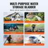 imageVEVOR 240L634 Gallon Water Storage Bladder Portable RV Water Tank 1000D PVC Collapsible Water Storage Containers Soft Water Storage Bag Water BladderCamping Emergency WaterBlack