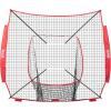 imageVEVOR 7x7ft Baseball Softball Practice Net Portable Baseball Training Net for Hitting Batting Catching Pitching Backstop Baseball Equipment Training NetNet OnlyNo Frame