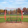 imageVEVOR 7x7ft Baseball Softball Practice Net Portable Baseball Training Net for Hitting Batting Catching Pitching Backstop Baseball Equipment Training Net7x7FTNo Strike Zone