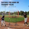 imageVEVOR 7x7ft Baseball Softball Practice Net Portable Baseball Training Net for Hitting Batting Catching Pitching Backstop Baseball Equipment Training Net7x7FTNo Strike Zone