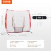 imageVEVOR 7x7ft Baseball Softball Practice Net Portable Baseball Training Net for Hitting Batting Catching Pitching Backstop Baseball Equipment Training Net7x7FTNo Strike Zone