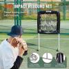 imageVEVOR 9 Hole Baseball Net 28quotx27quot Softball Baseball Training Equipment for Hitting Pitching Practice Heavy Duty Height Adjustable Trainer Aid with Strike Zone ampamp 4 Ground Stakes for Youth Adults