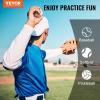 imageVEVOR 9 Hole Baseball Net 28quotx27quot Softball Baseball Training Equipment for Hitting Pitching Practice Heavy Duty Height Adjustable Trainer Aid with Strike Zone ampamp 4 Ground Stakes for Youth Adults