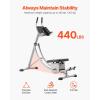 imageVEVOR AB Workout Machine Ab Workout Equipment at Home Gym Core ampamp Abdominal Trainers for Women 440 lbs Weight Capacity Strength Training Ab Cruncher Foldable Adjustable Fitness ExerciserWeight Adjustable