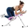 imageVEVOR AB Workout Machine Ab Workout Equipment at Home Gym Core ampamp Abdominal Trainers for Women 440 lbs Weight Capacity Strength Training Ab Cruncher Foldable Adjustable Fitness ExerciserHeight Adjustable