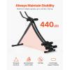 imageVEVOR AB Workout Machine Ab Workout Equipment at Home Gym Core ampamp Abdominal Trainers for Women 440 lbs Weight Capacity Strength Training Ab Cruncher Foldable Adjustable Fitness ExerciserHeight Adjustable
