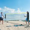 imageVEVOR Badminton Net Height Adjustable Volleyball Net Wide Foldable Pickleball Net Portable Easy Setup Tennis Net Set with Poles Stand and Carry Bag for Kids Backyard Game Indoor Outdoor Use14ft