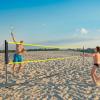 imageVEVOR Badminton Net Height Adjustable Volleyball Net Wide Foldable Pickleball Net Portable Easy Setup Tennis Net Set with Poles Stand and Carry Bag for Kids Backyard Game Indoor Outdoor UseTube diameter 13 inch