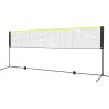 imageVEVOR Badminton Net Height Adjustable Volleyball Net Wide Foldable Pickleball Net Portable Easy Setup Tennis Net Set with Poles Stand and Carry Bag for Kids Backyard Game Indoor Outdoor Use14ft