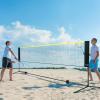 imageVEVOR Badminton Net Height Adjustable Volleyball Net Wide Foldable Pickleball Net Portable Easy Setup Tennis Net Set with Poles Stand and Carry Bag for Kids Backyard Game Indoor Outdoor Use10ft