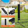 imageVEVOR Badminton Net Height Adjustable Volleyball Net Wide Foldable Pickleball Net Portable Easy Setup Tennis Net Set with Poles Stand and Carry Bag for Kids Backyard Game Indoor Outdoor Use17ft