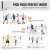 imageVEVOR Badminton Net Height Adjustable Volleyball Net Wide Foldable Pickleball Net Portable Easy Setup Tennis Net Set with Poles Stand and Carry Bag for Kids Backyard Game Indoor Outdoor Use10ft