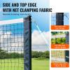 imageVEVOR Badminton Net Height Adjustable Volleyball Net Wide Foldable Pickleball Net Portable Easy Setup Tennis Net Set with Poles Stand and Carry Bag for Kids Backyard Game Indoor Outdoor UseTube diameter 10 inch