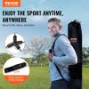 imageVEVOR Badminton Net Height Adjustable Volleyball Net Wide Foldable Pickleball Net Portable Easy Setup Tennis Net Set with Poles Stand and Carry Bag for Kids Backyard Game Indoor Outdoor Use10ft