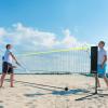 imageVEVOR Badminton Net Height Adjustable Volleyball Net Wide Foldable Pickleball Net Portable Easy Setup Tennis Net Set with Poles Stand and Carry Bag for Kids Backyard Game Indoor Outdoor Use20ft with Rackets and Shuttlecocks